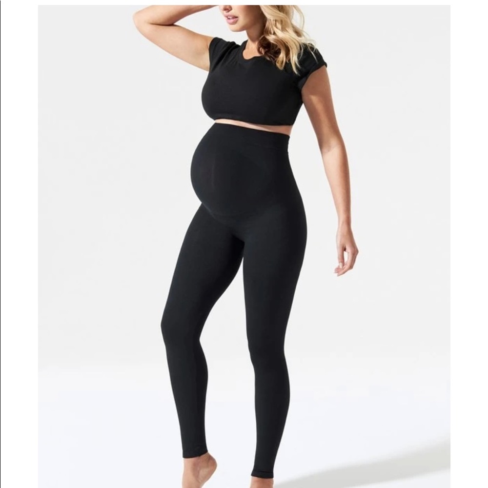 Blanqi black everyday maternity support leggings